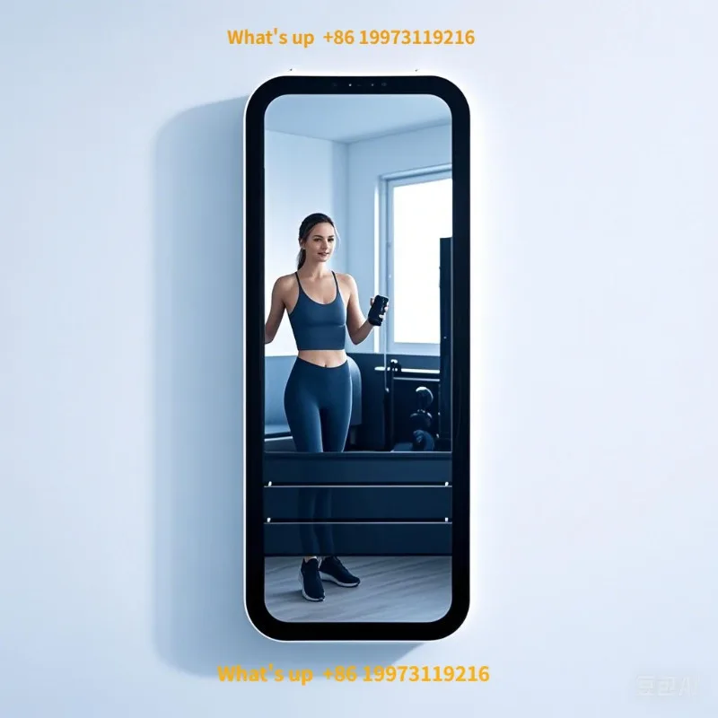 2026 43-Inch Smart Magical Fitness LED LCD Mirror Capacitive Touch Screen with Android WiFi Multi-Function Electronic Welcome Di