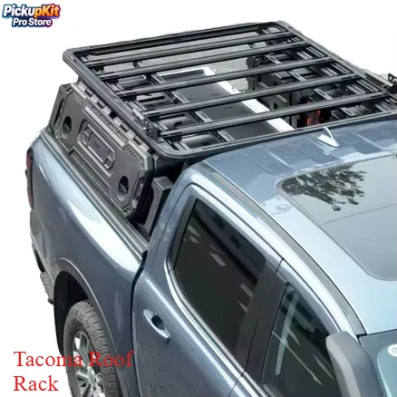 

Tacoma 2021 4x4 Roof Rack – Durable Aluminum Midsize Pickup Offroad Luggage Roof Platform