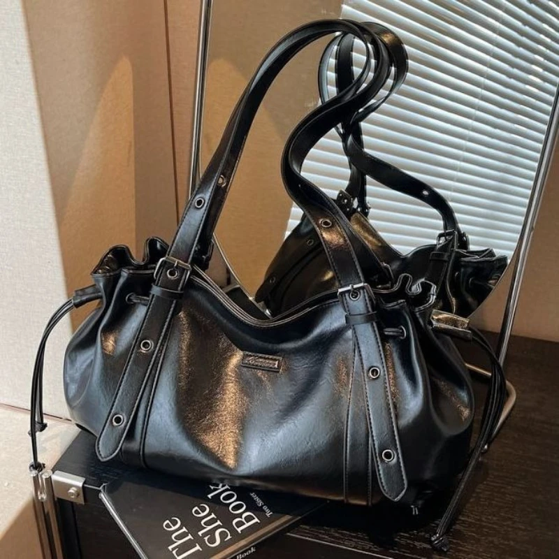 

Винтажная модная сумка-тоут из мягкой искусственной кожи большой вместимости, сумка на плечо, сумка для поездок на работу, кошелек, сумка для хранения телефона, женские сумки