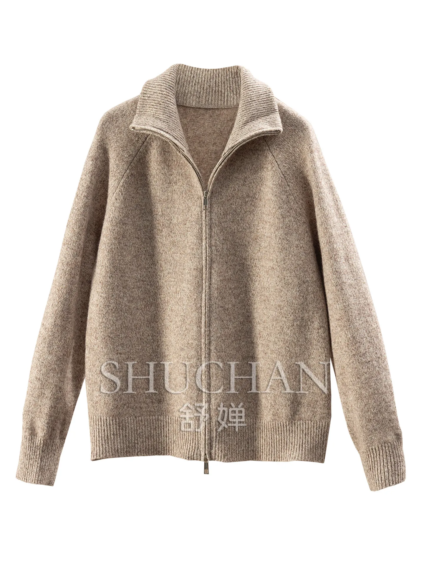 410g Real Wear High-end Sense Legal Cabinet Heavy 100% Wool Flower Yarn Wool Sweater Cardigan Jacket Women E056