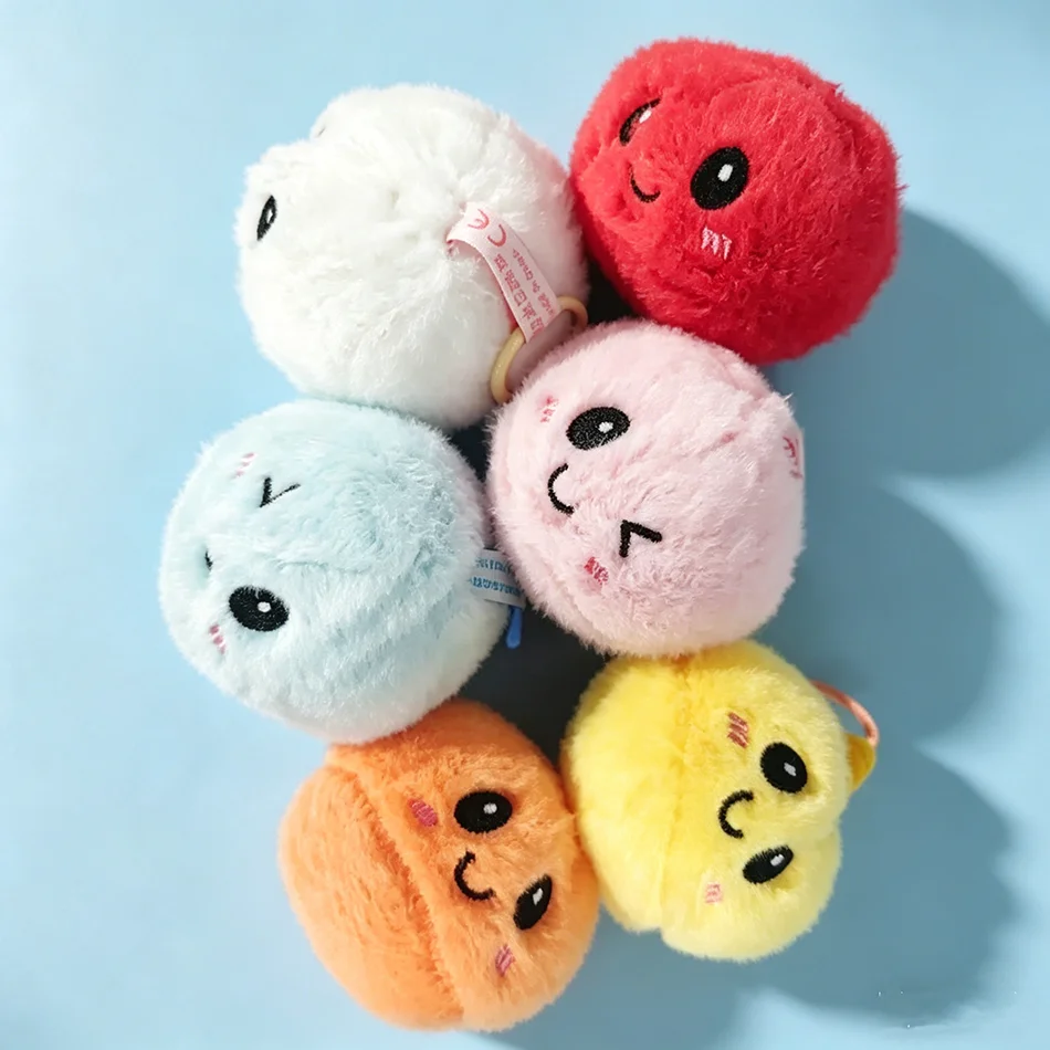 

Hot Sale Cute Kawaii Steamed Bun Keychain Multi Color Optional Lovely Bag Pendant Key Ring For Kids Accessories