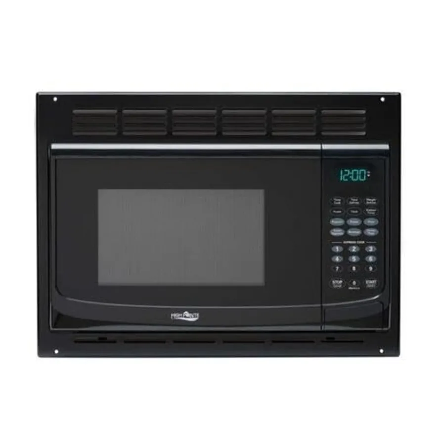 

RV Black Microwave Oven with Turntable - 1.0 Cu. Ft. Capacity Ideal for Compact Living Spaces and Mobile Homes Features Easy In