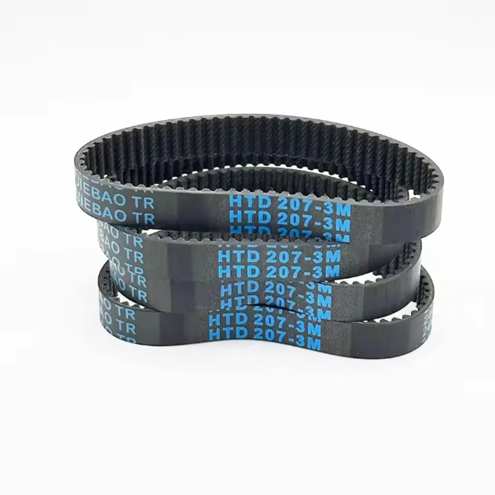 1Pcs Accurate Synchronization Stable Anti Static Rubber Synchronous Belt Width 5mm-20mm Tooth122 / 123 / 124