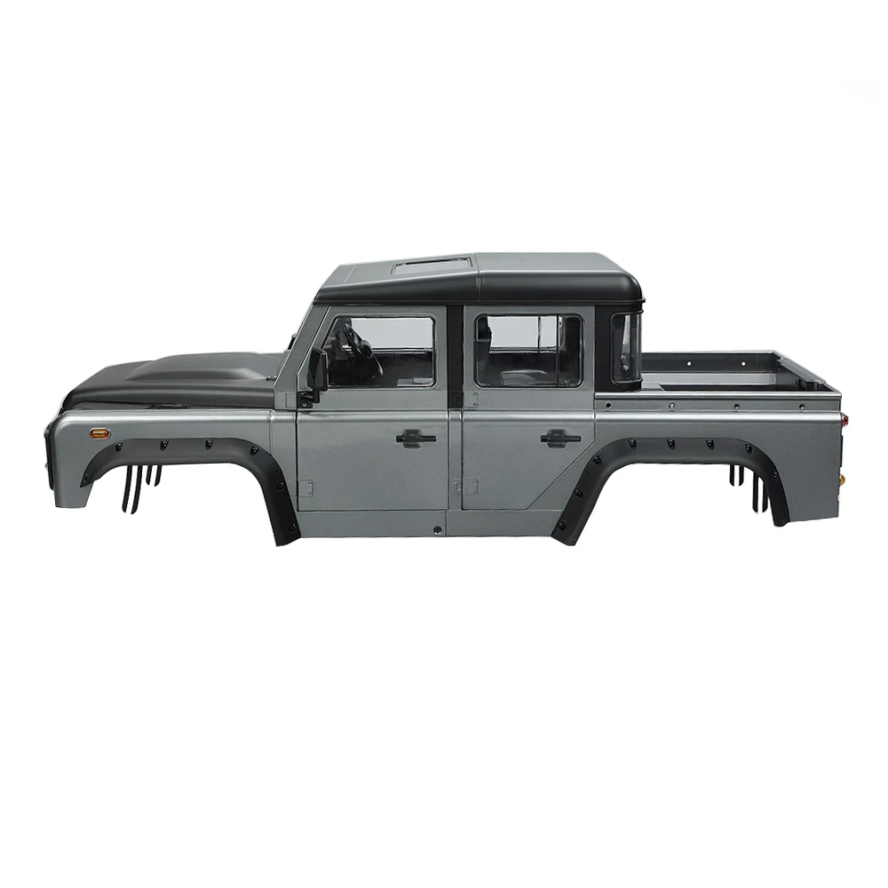 CYGJ-313Mm 12.3In Wheelbase D130 Defender Pickup Body Shell For 1/10 RC Crawler Car Traxxas TRX4 TRX-4 Axial SCX10 90046