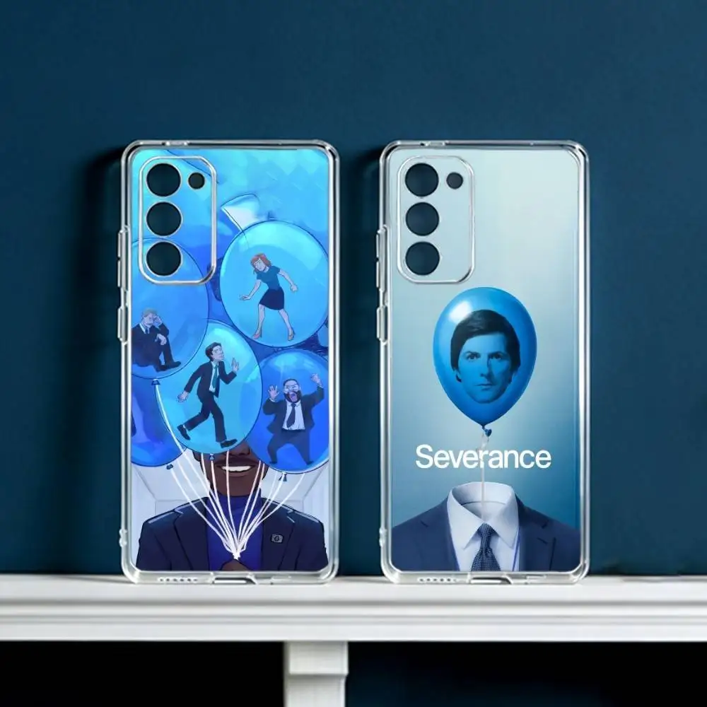 S-Severance Mark Scout  Phone Case For Samsung Galaxy S24 S25 S23 S22 S21 Plus S24 S25 Transparent Cover Case