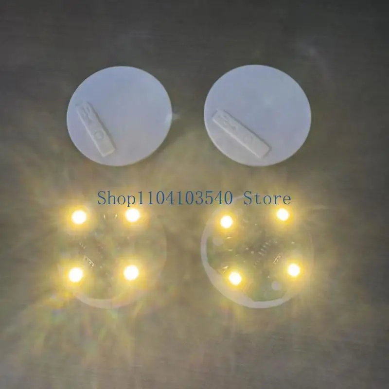02DC Mini 3.8Cm USB C Rechargeable Tap On Off Night Light Bedside Lamp For Kids Room Wall Decor And Toy House Lighting