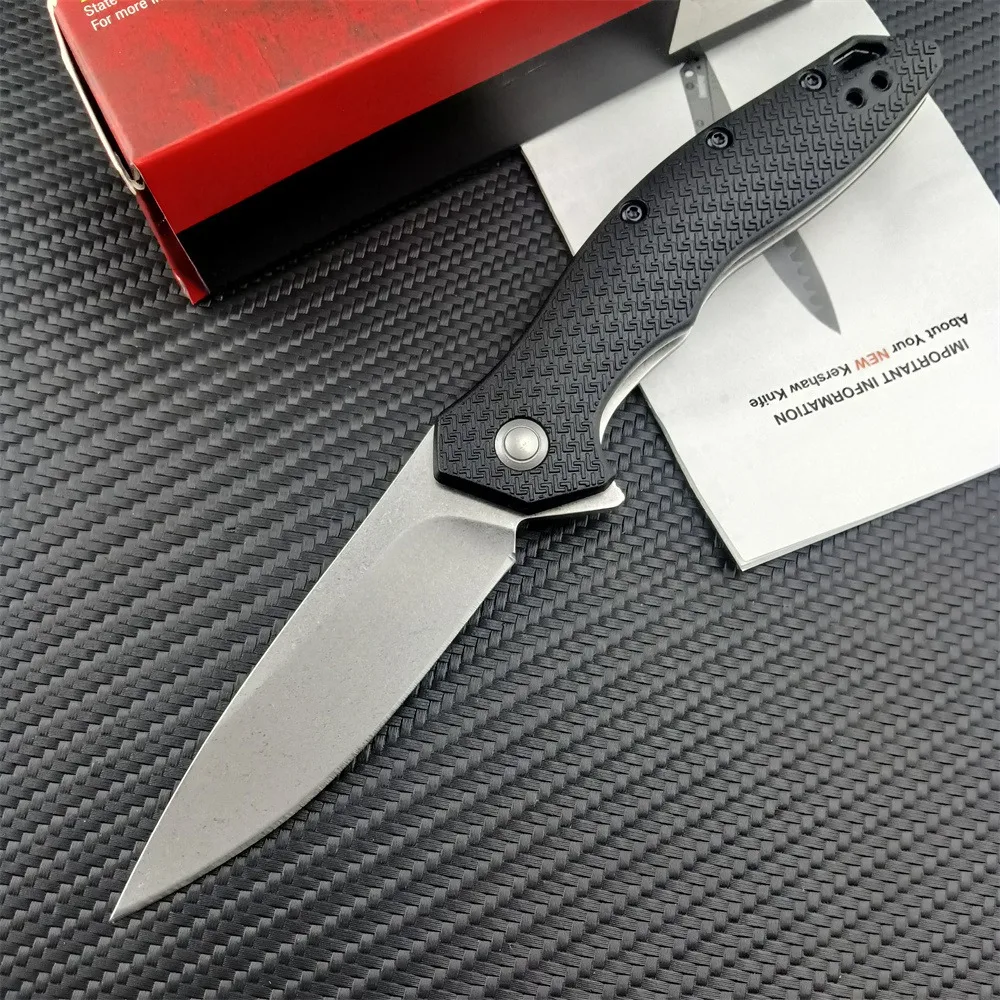 

Hot Selling KS 1845 Pocket Knife 8Cr13Mov Blade Nylon Fiberglass Handle EDC Military Outdoor Camping Self Defense Tools