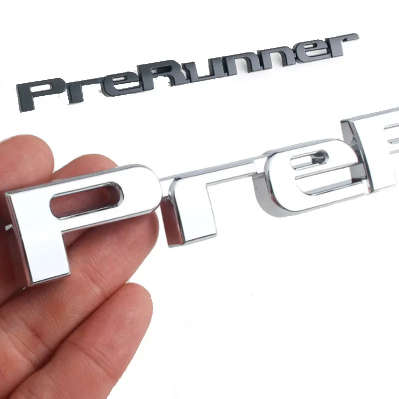 Prerunner marca de maletero letra logo pegatinas de coche para Toyota Tacoma 05-15 puerta trasera modificada reemplazar accesorios calcomanías