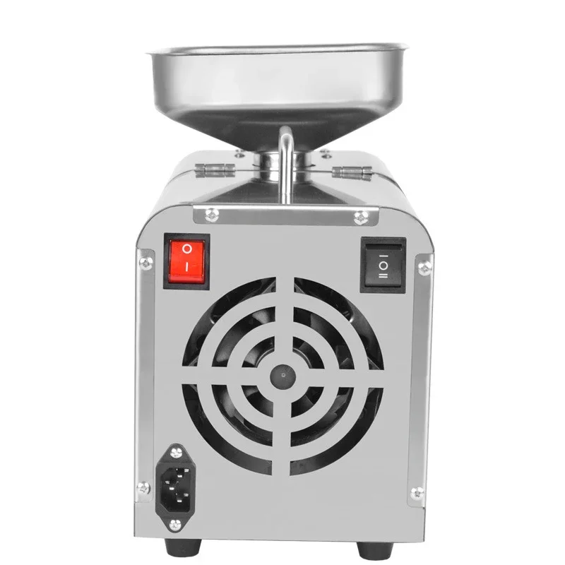 110V/220V Stainless Steel Oil Press Machine 610W Household Flaxseed Peanut Sesame Butter Oil Press 3-5Kg/H