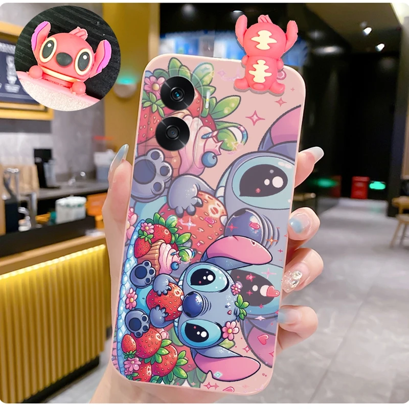 Stitch Doll Phone Case For Samsung Galaxy S23 S22 Ultra S21 S20 Plus S10 FE A53 A32 A52 A33 Note 20 Ultra 10 Lite Soft Cover