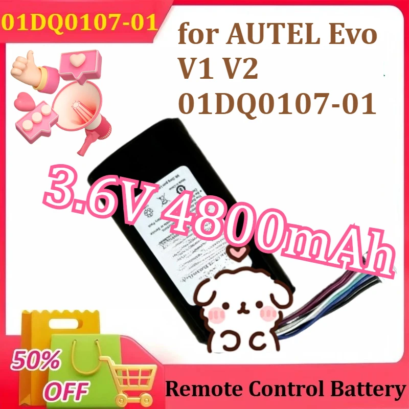 

New for AUTEL Evo V1 V2 01DQ0107-01 Remote Control Battery 3.6V 4800mAh