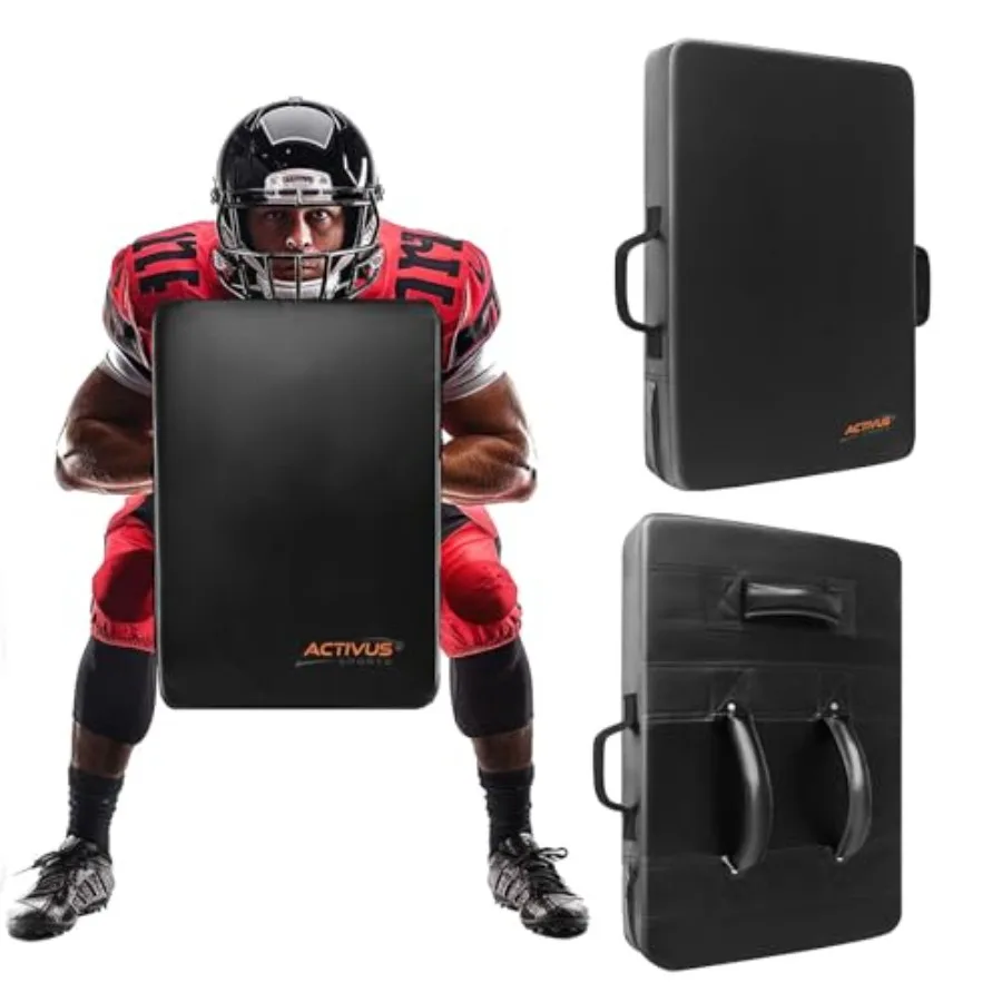 

Football Blocking Pad Training Equipment Denser Softer Foam Kick Pads for Football, Basketball, Hockey, Lacrosse Tackle Dummy -