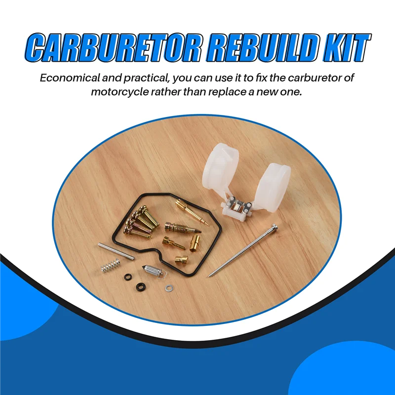 

Carburetor Repair Kit Configure Vacuum Diaphragm And Float For Kawasaki ZRX400/ZRX-II ZR400C/E/F Keihin 1989-1997