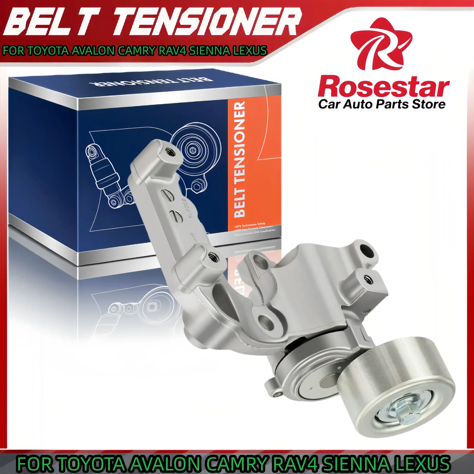 

Belt Tensioner Assy for Lexus ES350 IS250 RX350 Toyota Avalon Camry RAV4 06-12 38410 89374 1662031040 1662031021 1662031050
