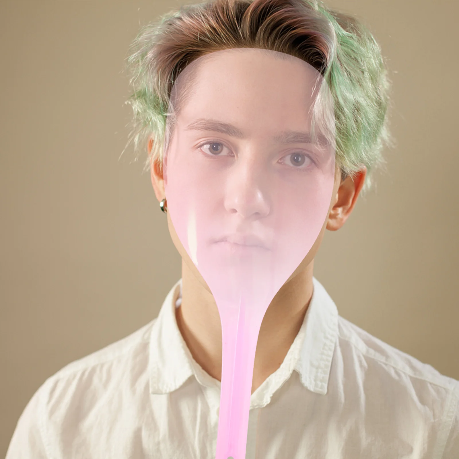 

4Pcs Long Lasting Hairdressing Shield Face Eyes Protector Easy to Use for Salon and Home Hairspray Protection Random Color