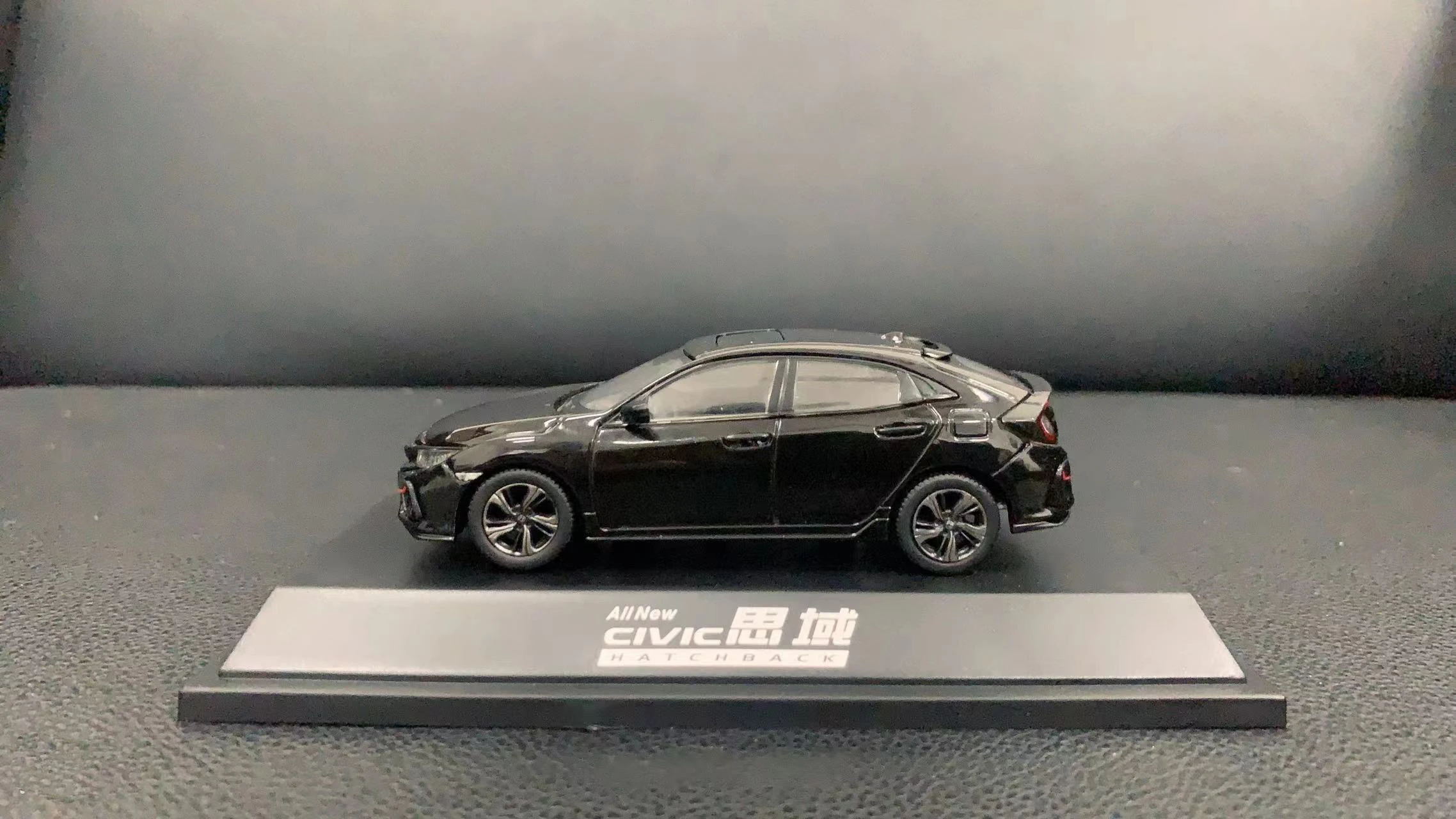 Dongfeng Honda, Schrägheck, Civic, schwarzes Automodell, Original 1.: 43 Legierungssimulationsspielzeugautomodell