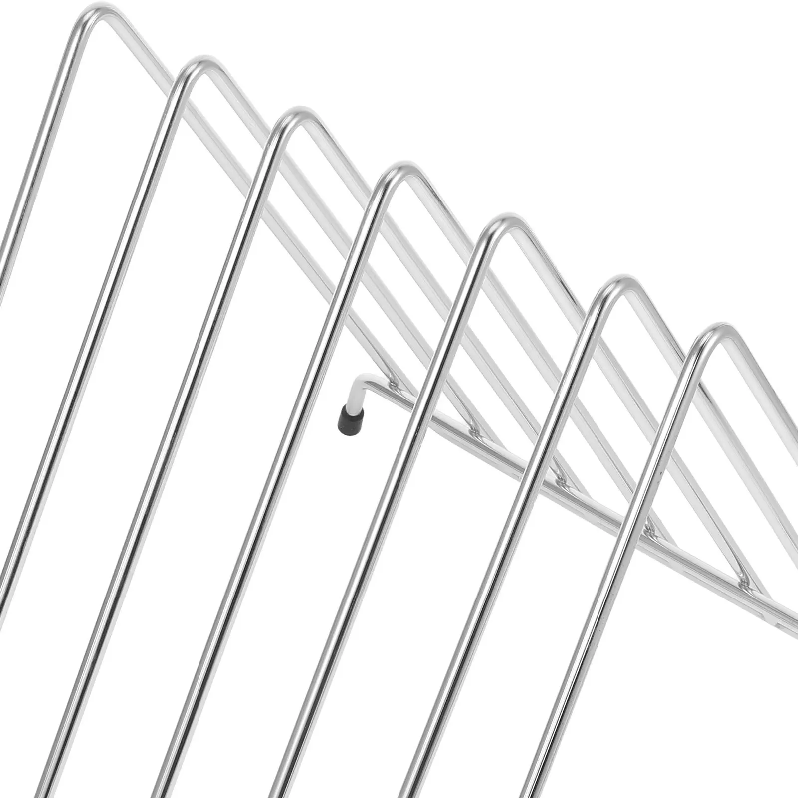 

1pc Stainless Steel Cutting Board Rack Rust-Proof Kitchen Storage Holder For Pizza Boards Quick-Dry Ventilation Design