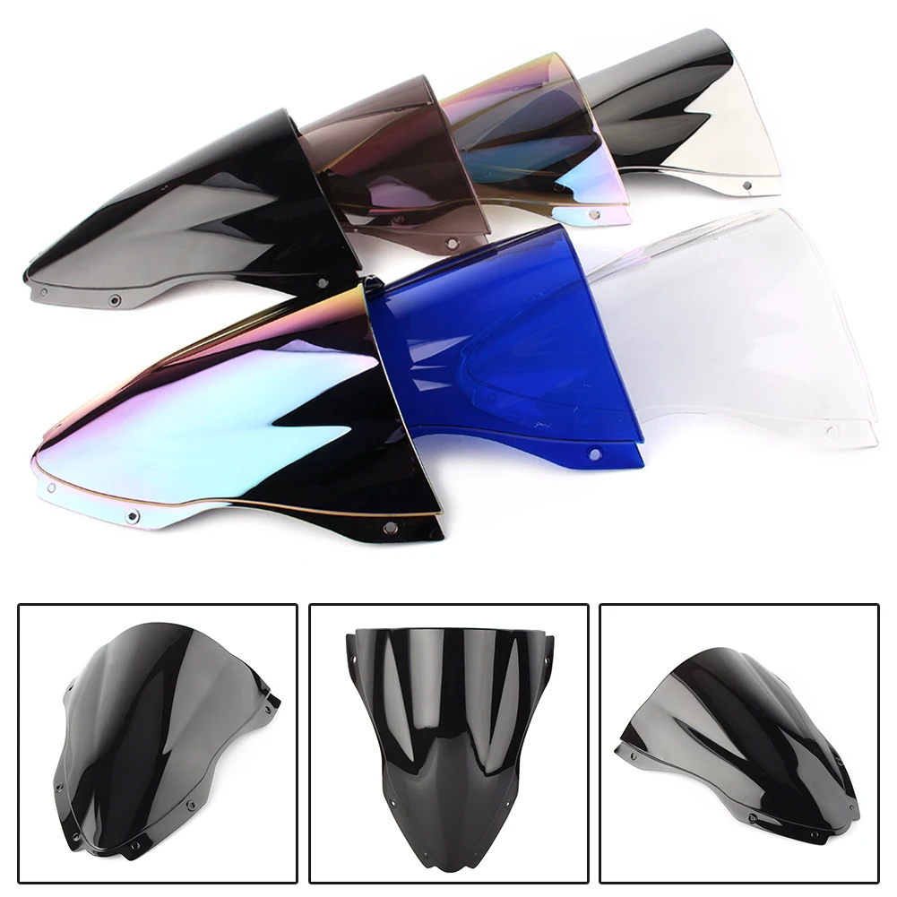 

Motorcycle Windshield Windscreen Double Bubble For Kawasaki ZX-10R ZX10R 2016 2017 2018