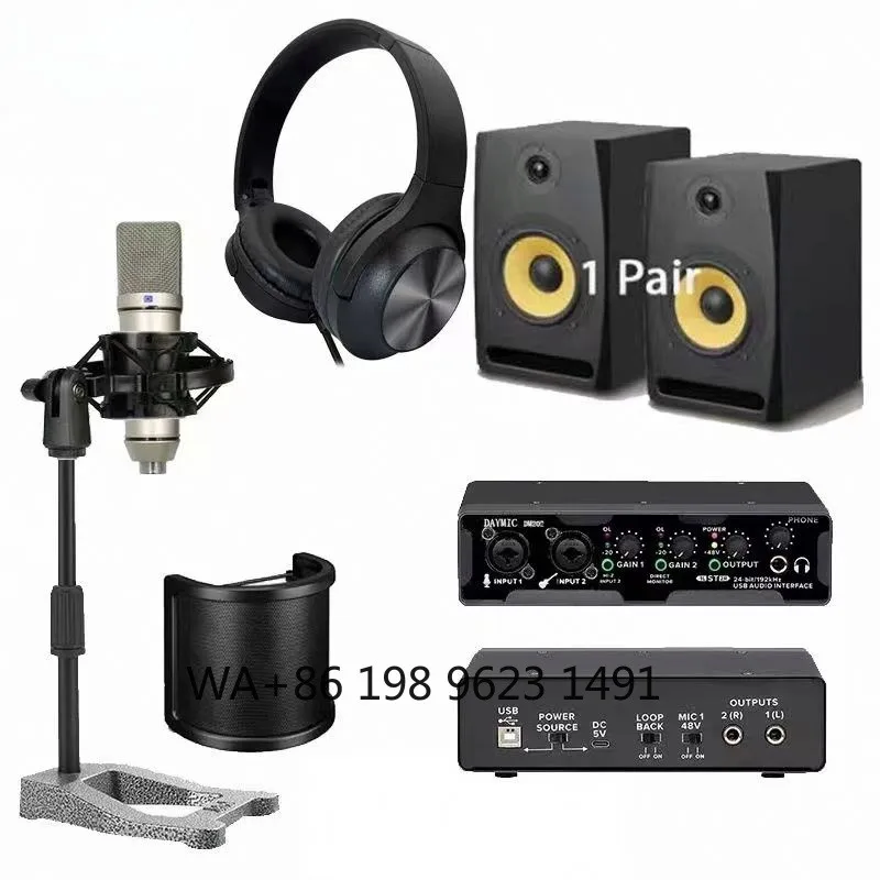 Wireless Omni-directional Dynamic Headset Microphone Noise Resistant Lightweight Design Professional Studio AudioSpeaker