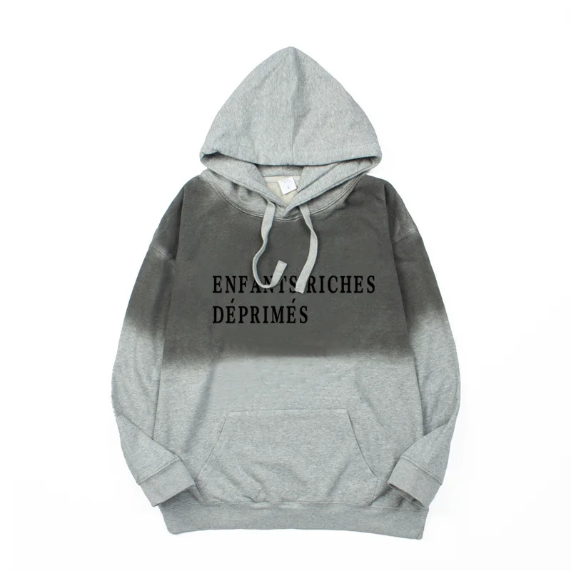 

Relaxed-fit Washed Vintage Sweatshirt Men Sun-faded Gradient Sun-faded Gothic Hoodies Cotton Hoodies Pullovers Men Long Sleeves