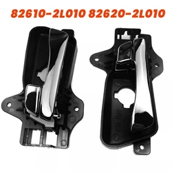 1Pair Front Door Inside Handle Chrome For Hyundai Elantra I30 I20 I Kia CEE'd 82610-2L010 82620-2L010 Interior Door Pull