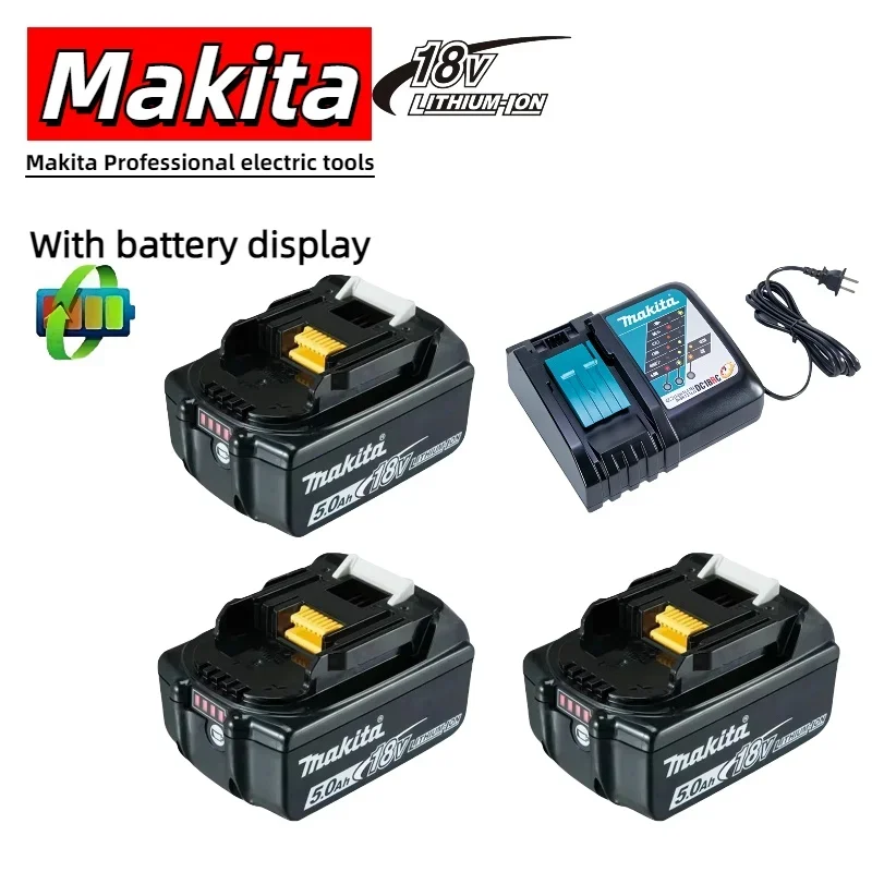 

Original Makita 18v 6.0Ah DTW600 DRT50 DGA404 DUB186Z DTD173 DHP485 drill,hammer,screwdriver Replacement Power Tool Batteries.