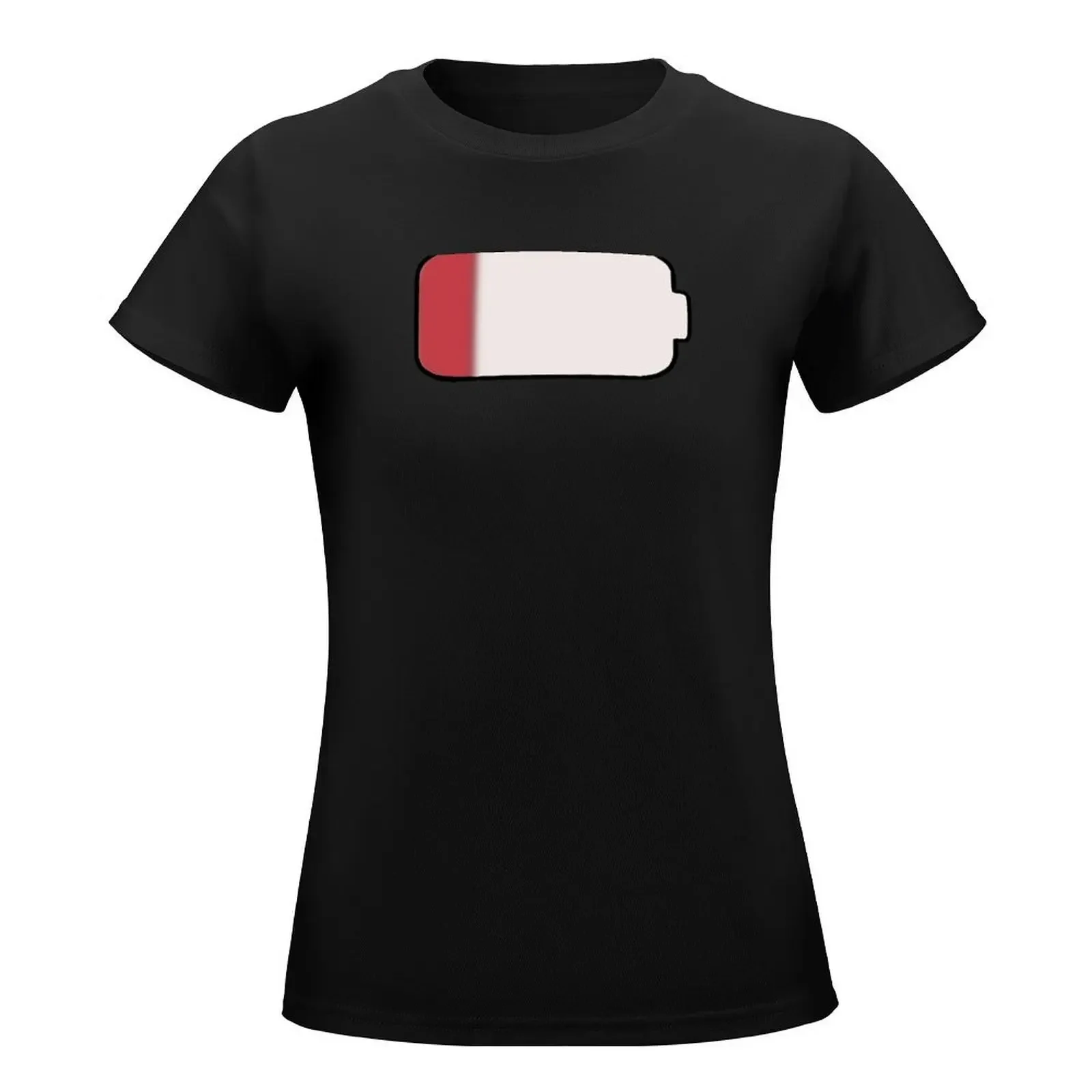 Lilith Low Battery T-Shirt graphics tees clothes for woman