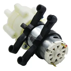 R385 Aquarium Fish Tank Circular DC Diaphragm Pump DC6-12V  0.5-0.7A Low Noise Aquarium Air Pump Accessories 90mm*40mm*35mm