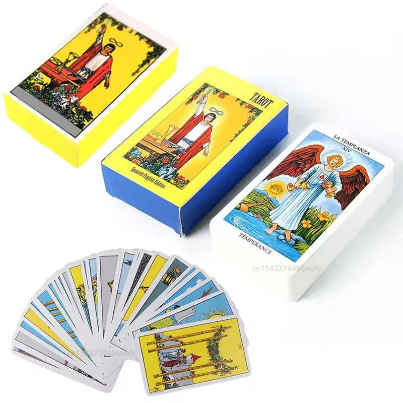 

Classic Tarot Cards in Spanish English Version Adventure Board Game Divination Fate Prediction Party Card Game For Beginners