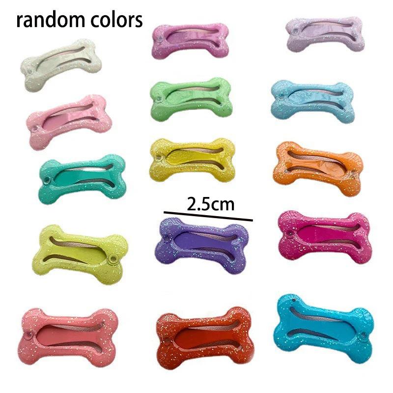 10pcs Pet Mini Hair Clips Cat Dog Headwear Colorful Cute Puppy Hair Pin Dress up Accessories