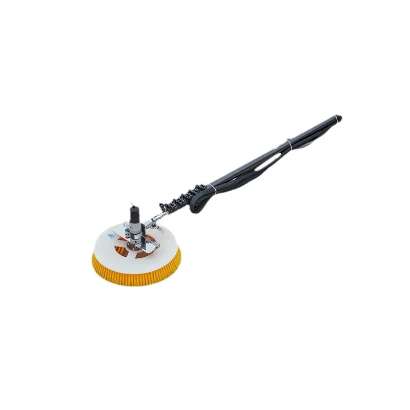 

Single brush electric photovoltaic cleaning machine fish pond house factory handheld telescopic changing angle photovoltaic clea