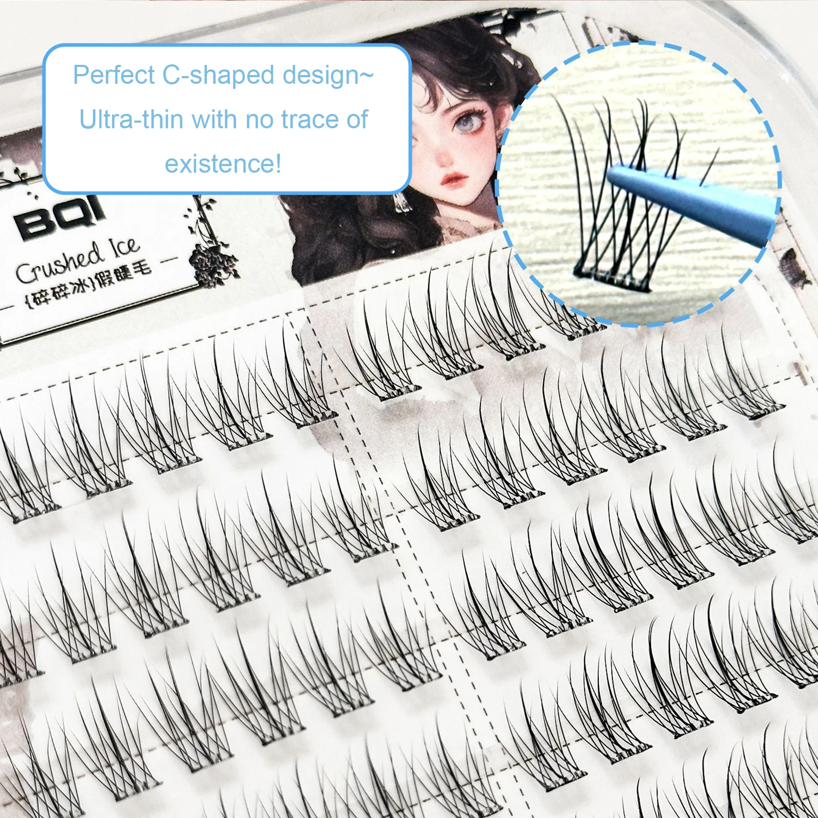 Pestañas postizas sin pegamento, extensores de pestañas DIY, aspecto corto Natural, sin pegamento, pestañas diarias para mujer, accesorios de maquillaje