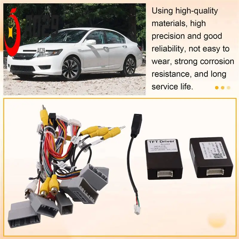 

A029-Car Radio Canbus Box For HONDA ACCORD 9TH 2.4L 2013-2016 Auto Wiring Harness Power Cable Decoder Adapter