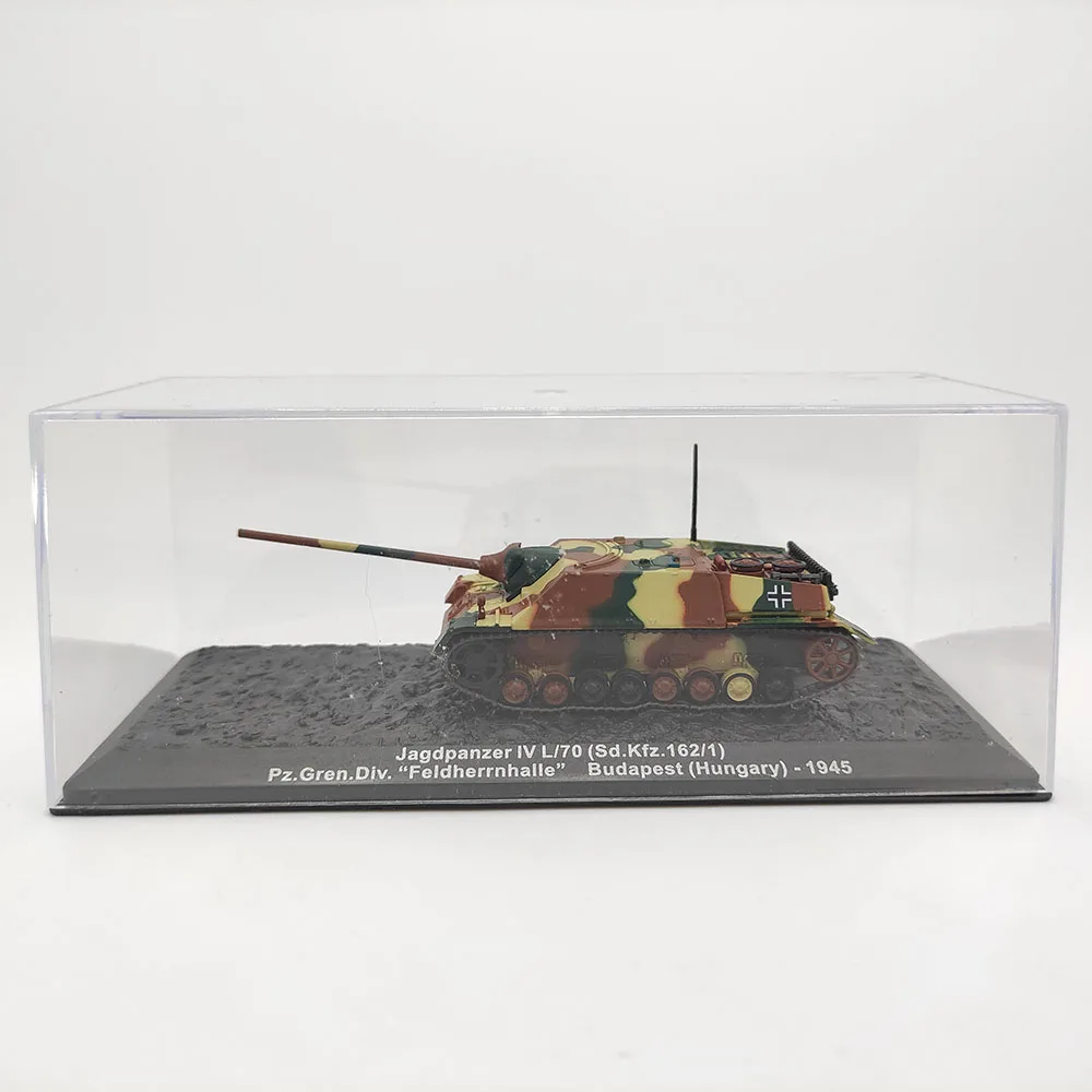 Diecast IXO escala 1:72 Jagdpanzer IV L/70 destructor de tanques alemán tipo 4, pistola antitanque, modelo de coche, juguete coleccionable, regalo, recuerdo