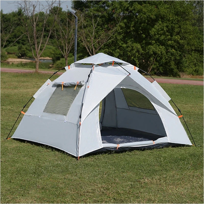 1-2 Person Outdoor Automatic Quick Open Tent Rainfly Waterproof Camping Tent Family Outdoor Instant Setup Tent with Carring Bag