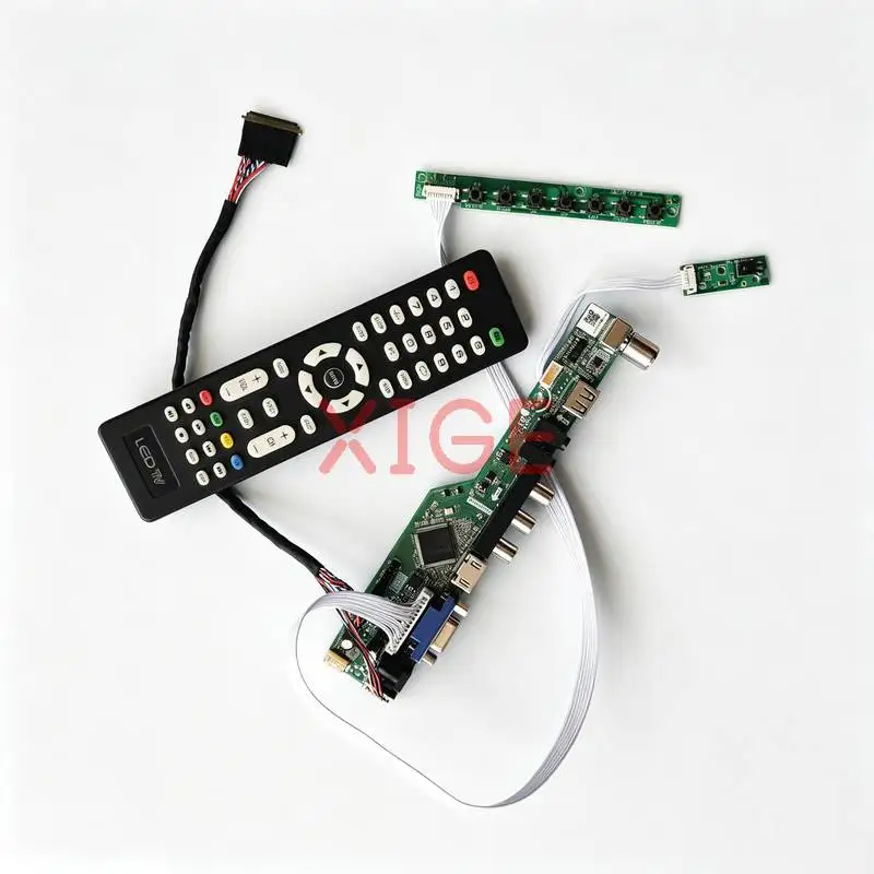 

For HSD101PFW4 HSD101PFW2 M101NWT2 M101NWT4 Controller Board DIY Kit 1024x600 40Pin LVDS 1024*600 Laptop Monitor HDMI+VGA+AV+USB