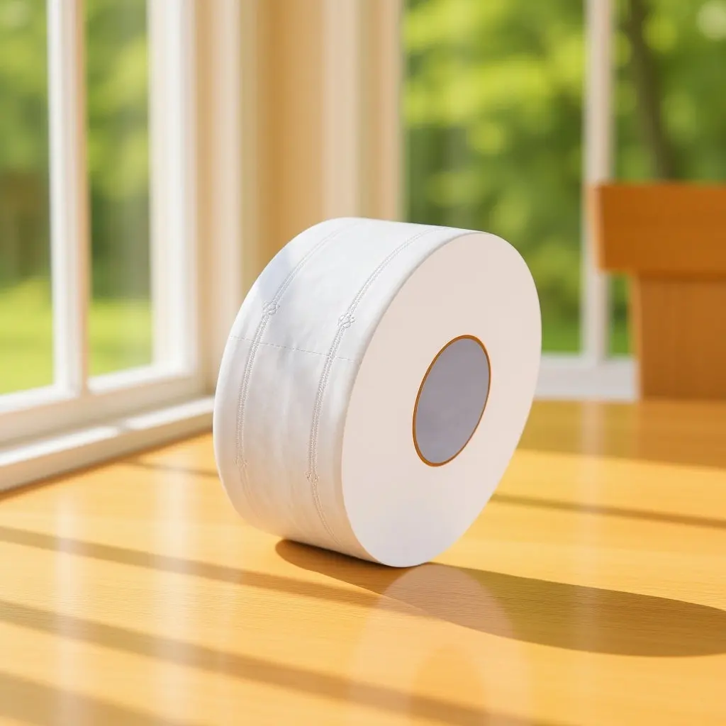 

Большая рулонная туалетная бумага из мягкой древесной целлюлозы для дома, офиса, ванной комнаты, кухни – незаменимая вещь для ежедневного использования.