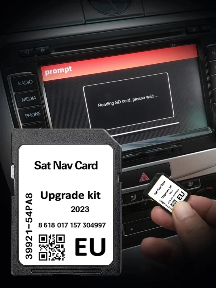 Geeignet für Suzuki SX4 S-Cross Vitara Swift Ignis Baleno 2016-2021 Fahrzeuge Upgrade Europa UK Karten Tracking GPS Navigation 16GB SD-Karte