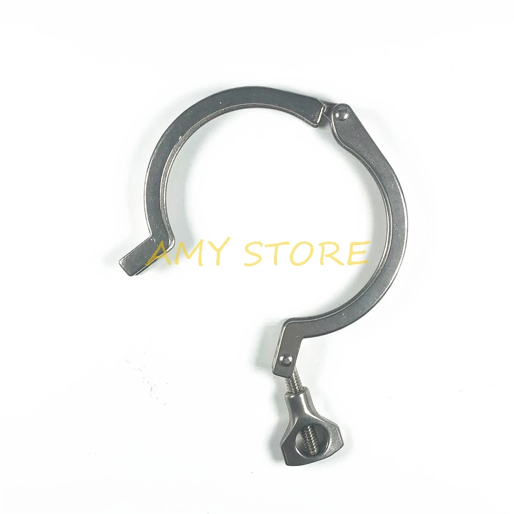 Abrazadera de tubo OD de 51mm y 2 ", abrazadera triple apta para virola OD de 64mm SS 304, abrazadera de ajuste sanitario de acero inoxidable para producto diario Homebrew