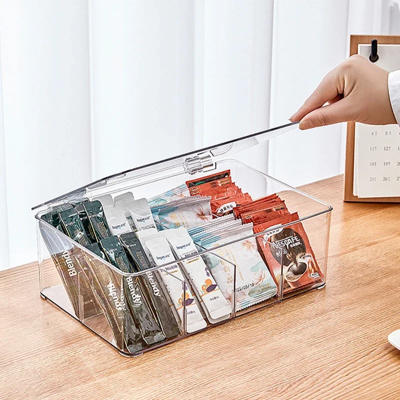 

Cosmetics Box Storage Box Type Sorting Capsule Container Storage Sundries Home Compartment Case Coffee Tea Drawer Acrylic Bag