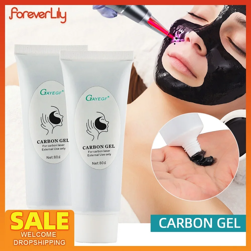 80ML 300ML Carbon Gel For Black Doll Therapy Brighten Skin Soft Laser Picosecond Pen Carbon Cream Wrinkle Removal Shrink Pores