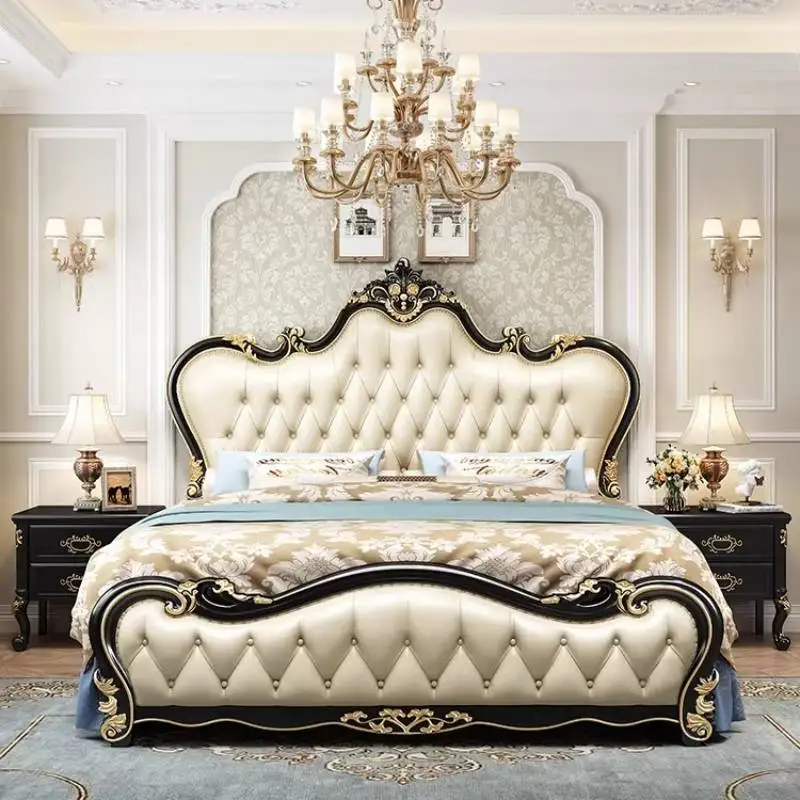 Highly Effective Luxury Bed Laptop Table Adults Dressers King Lounges Luxury Bed Household Solid Lit 2 Personnes Furniture Home