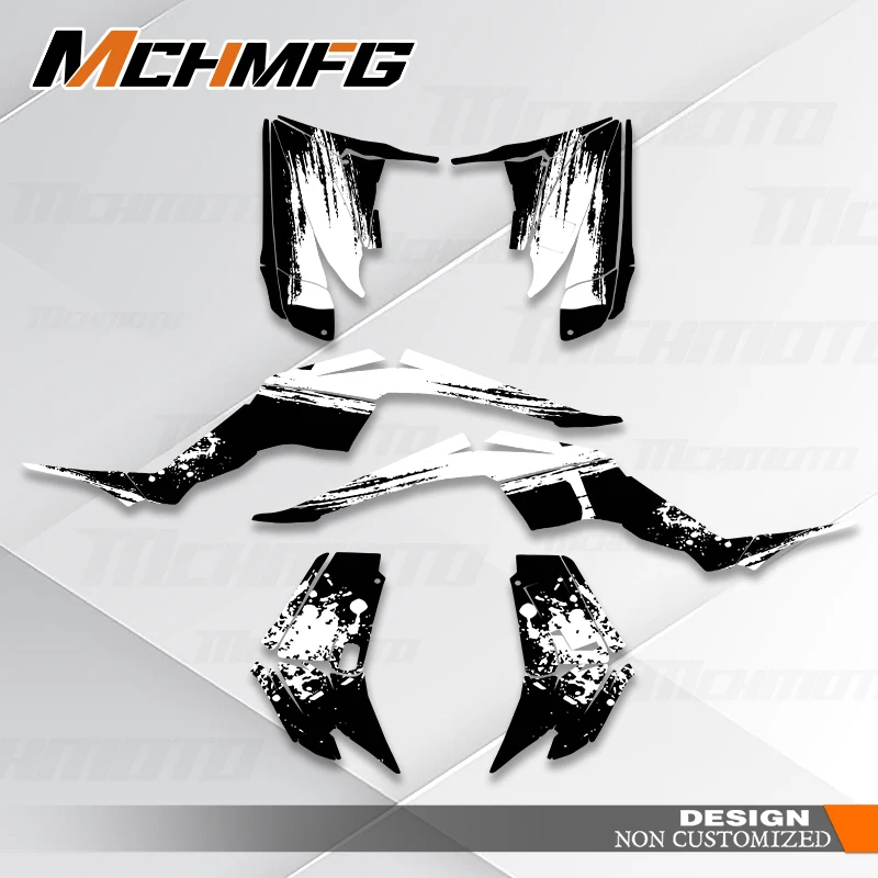   MCHMFG Custom Graphics Decal Sticker For YAMAHA RAPTOR 350 2004 2005 2006 2007 2008 2009 2010 2011 2012 2013 2014 Number Name