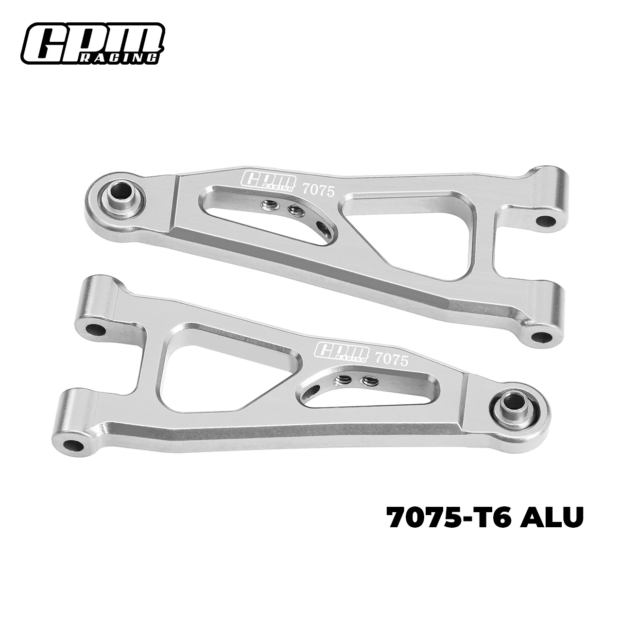 GPM Alloy 7075 voorste onderste draagarmen voor ARRMA 1/18 Granite Grom, 1/14 Typhon Grom, 1/16 Quake Grom.