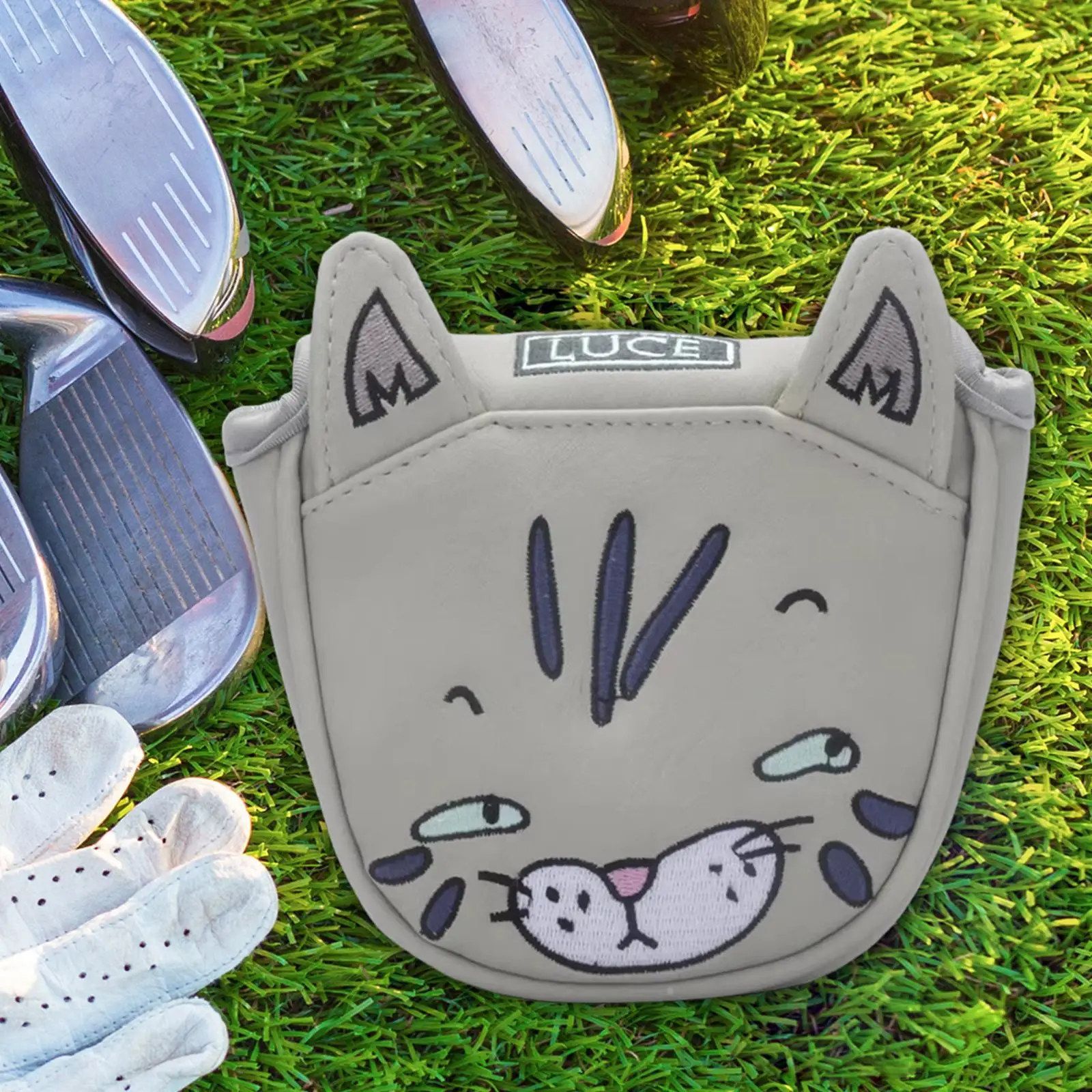 Golf Club Head Cover Golf Training Supplies Cute Club Giveaway Kitty Design