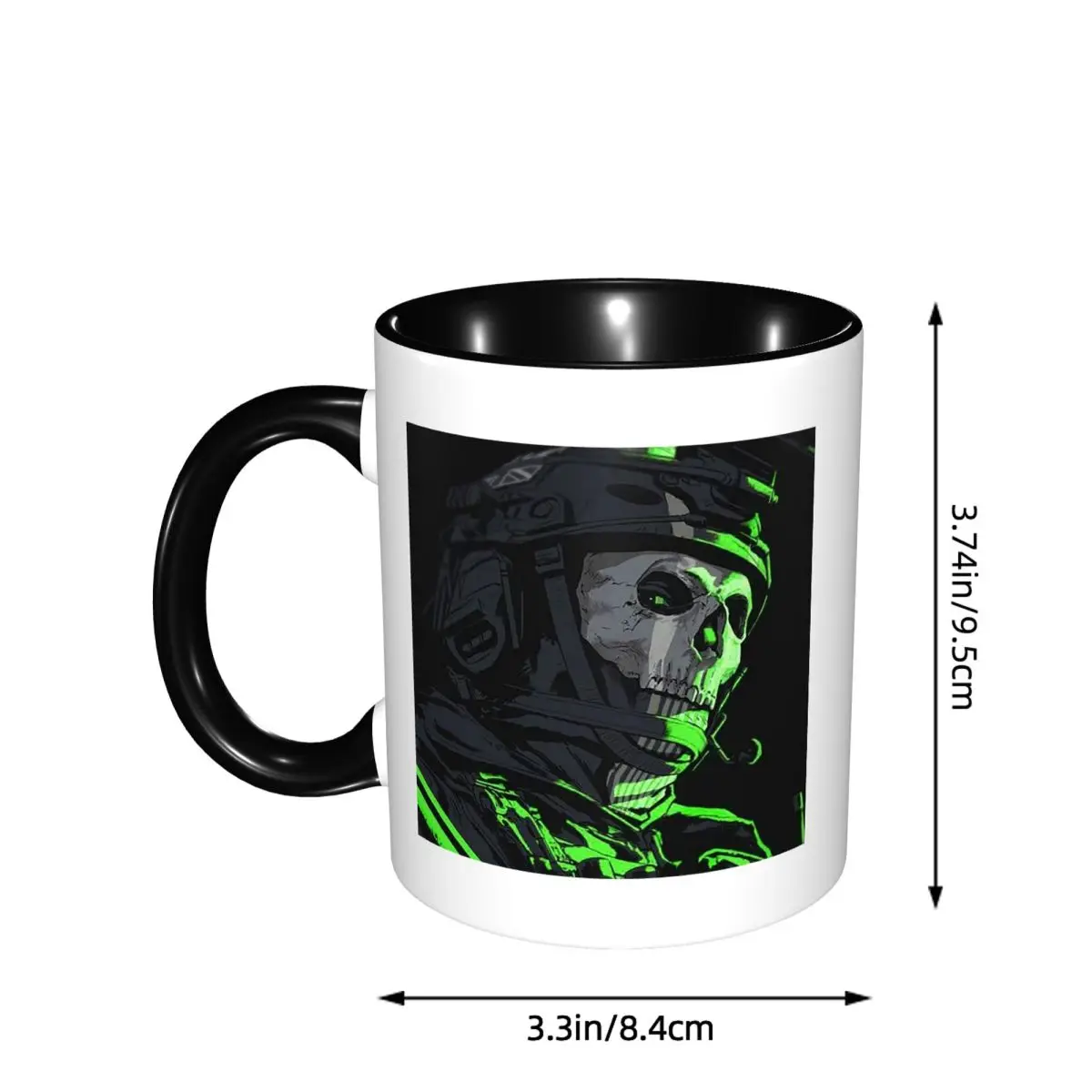 Simon Ghost Riley Mug Funny Ceramic Coffee Cups Tea Mugs Milk Cup Drinkware Gift for Friends