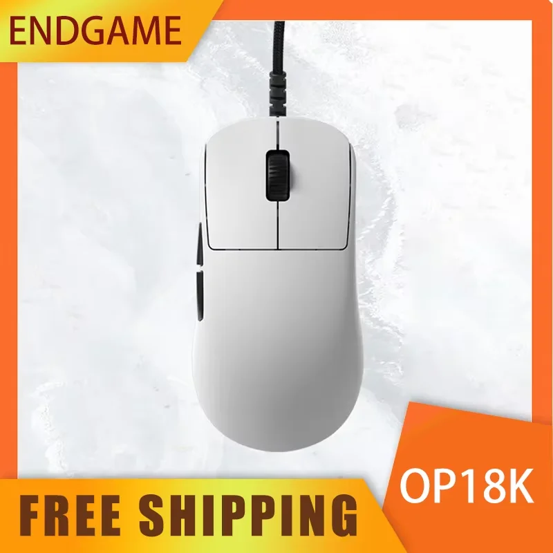 Endgame Gear Op1 8k Mouse Wired E-Sports Game  Customization Paw3395 8000hz Lightweight Mouse Accessory For Desktop Computer Gif