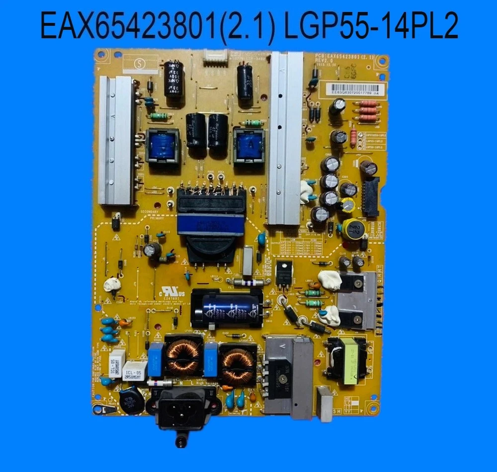 

EAX65423801(2.1) LGP55-14PL2 Power Supply Board fits 60LB6000LG 60LB6100LG 65LB5900LG 50LF6090LG 50LF6100LG 55LF6090LG TV Parts