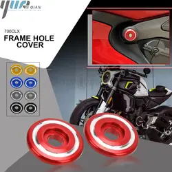 For CFMOTO 700CLX CL-X 700 CLX700 CL-X700 700CL-X Frame Hole Cover Caps Plug Decorative Frame Cap Set CNC Accessories