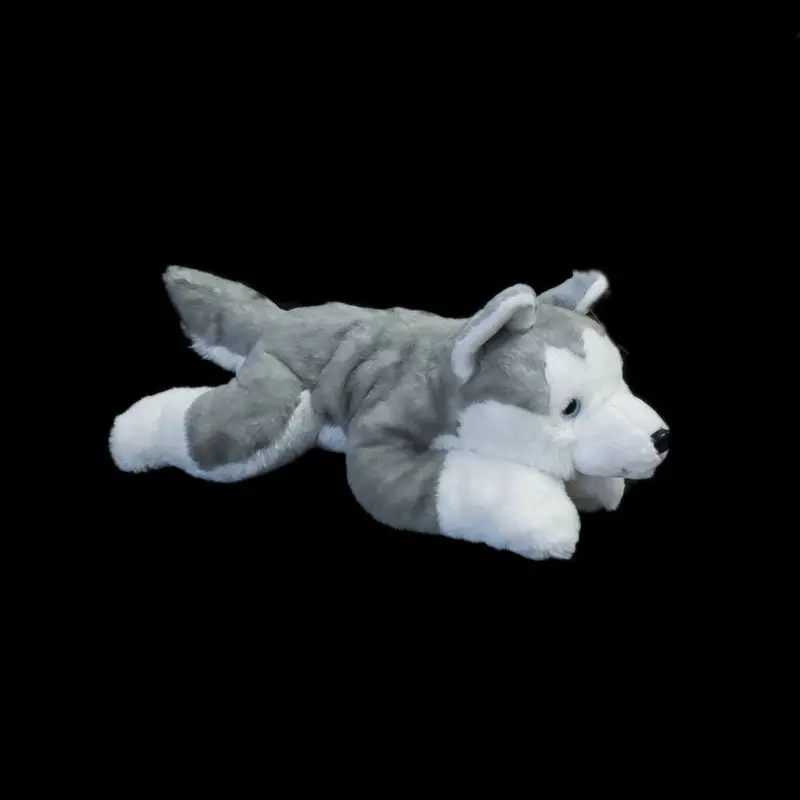 

48 см супер мягкие плюшевые игрушки хаски куклы-собаки хаски реалистичные животные моделирование мягкая кукла Kawaii игрушки подарки